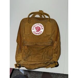 Fjallraven Kanken Mini Backpack Ochre Outdoor Camping Hiking Daypack Yellow